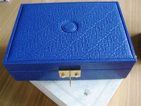 rolex blue jewelry box|replacement Rolex box.